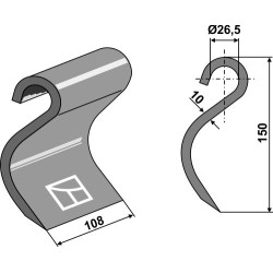 Fléau 150x108mm - Mulag - 142385