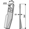 Fléau 260x60mm- droite - Fischer