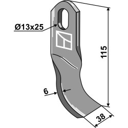 Fléau 115x38mm - Spearhead - 7770715