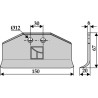 Lame de rechange 150x67mm - Humus