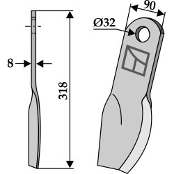 Fléau 318x90mm - Howard - 75055