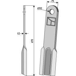 Fléau 400x75mm - Howard - 73955