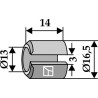 Entretoise de serrage 14xØ13xØ16,5 - Gilbers