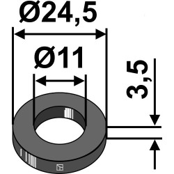 Rondelle Ø24,5x3,5xØ11 - Kverneland - KK012906