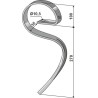 Dent gare avant - Lemken - 3535000