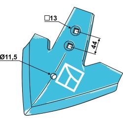 Soc triangulaire 270mm - Rabe - GG-220 6342.69.03