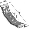 Soc de cultivateur 445mm - Pegoraro - 3715