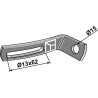 Bride de fixation droit - Massey Ferguson