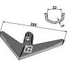 Soc triangulaire 280mm - Lemken Kompaktor - 3374357