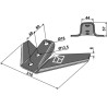 Soc triangulaire 310mm - Kverneland - KK301123R