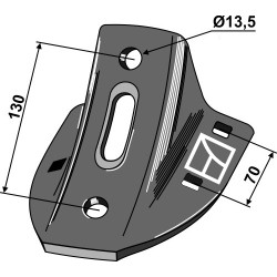 Pied de soc - Dal-Bo - 76252