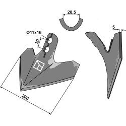 Soc triangulaire 200mm - Hatzenbichler - R4041175