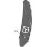 Déflecteur lateral - droit - Köckerling Topmix - 506000