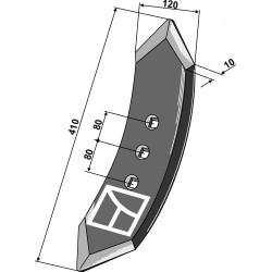 Pointe pour soc à ailette - Dal-Bo - 76251