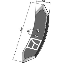 Soc de cultivateur 440mm