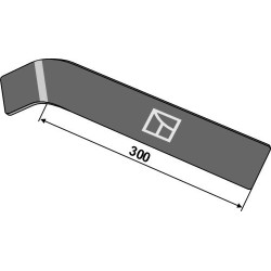 Pièce d'usure - gauche - Köckerling Vario - 633928