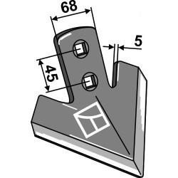 Soc triangulaire 165mm
