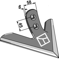 Soc triangulaire 300mm - Clemens