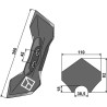 Soc double-coeur 300mm