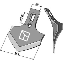 Soc de cultivateur 210mm