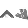 Soc triangulaire 350mm
