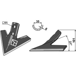 Soc triangulaire 175mm