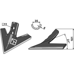 Soc triangulaire 200mm