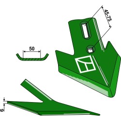 Soc triangulaire 180mm