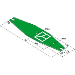 Ressorts à lame - 700 - Kverneland - 57068