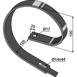 Ressort extérieur - Farmet Kompaktomat - 3000301