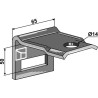 Bride de fixation pour dent 45x10
