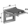 Bride de fixation pour dent 45x10