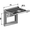 Bride de fixation pour dent 45x10 - Väderstad - 252552 - 430700 - 419203