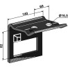 Bride de fixation pour dent 100x14