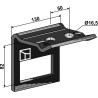 Bride de fixation pour dent 90x13