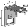 Bride de fixation pour dent 32x12 - Maschio / Gaspardo - F20120070R