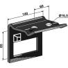 Bride de fixation pour dent 100x16