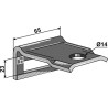 Bride de fixation pour dent 45x10