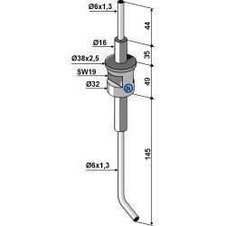 Tube pour engrais liquide - Bourgault