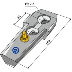 Adaptateur compl. - Serie 410 - Bourgault