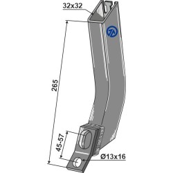 Tube de semoir - Bourgault