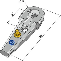 Adaptateur compl. - Serie 200 - Bourgault