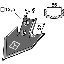 Soc triangulaire 150mm - John Deere
