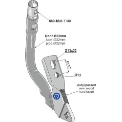 Adaptateur pour soc de semi - Bourgault