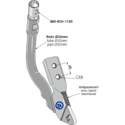Adaptateur pour soc de semi - Bourgault