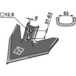 Soc triangulaire 200mm - Case IH - 1547105C1