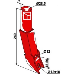 Tube de semoir - Kverneland - AC430308
