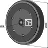 Roue complète - Kuhn - K3006520