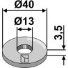 Rondelle Ø40x3,5xØ13
