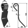 Couteau-fanes - droit - Rumptstad - 007774